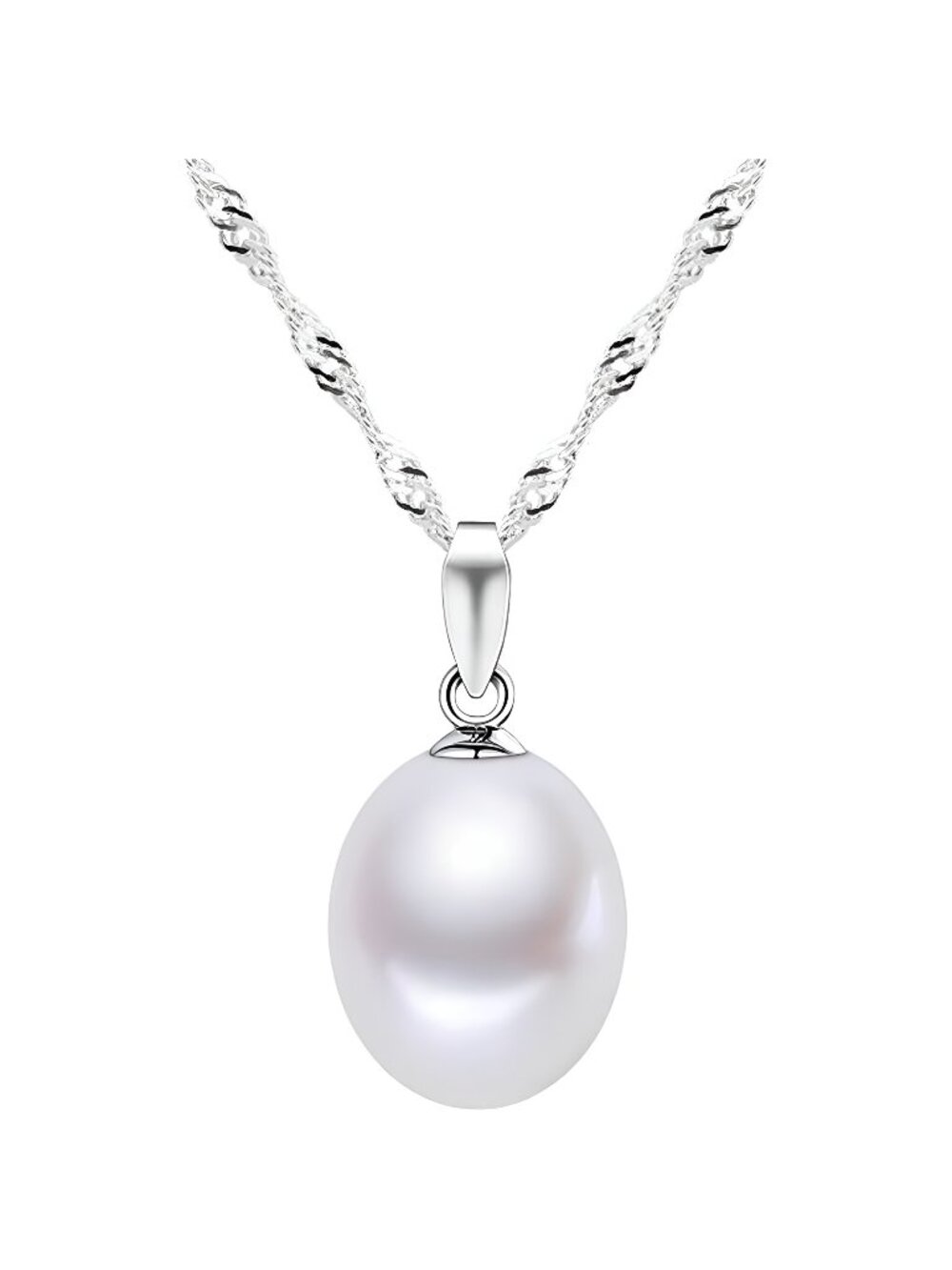 Fine Jewelry Women Gifts 925 Sterling Silver Freshwater Cultured Teardrop